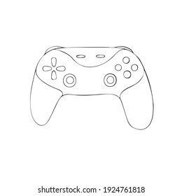 gamepad joystick console vector art