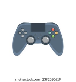 Gamepad or joystick isolated on white background. Console for video game. Vector stock