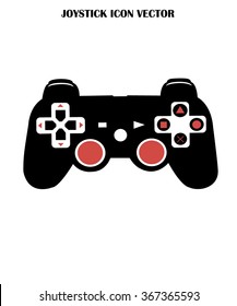 Gamepad Joystick.Game console icon on white background vector illustration