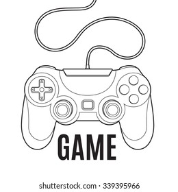 Gamepad line art