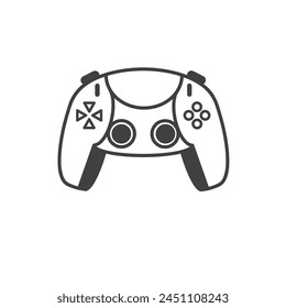Icono de línea de Gamepad, símbolo de Vector de contorno, símbolo, ilustración de logotipo. Trazo editable. Píxel perfecto. Icono de línea Gamepad, signo de Vector de contorno, pictograma de estilo lineal aislado en blanco.