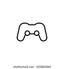 Gamepad line icon vector design