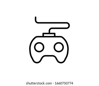 Gamepad line icon. Vector symbol in trendy flat style on white background. Web sing for design.
