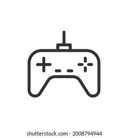 Icono de línea Gamepad. Símbolo web para web y aplicaciones. Diseño de firma en el estilo de contorno. Objeto de trazo gamepad.