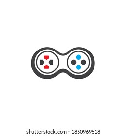 Gamepad logo images illustration design