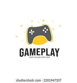 gamepad logo vector joystick game illustration videogame best company icon