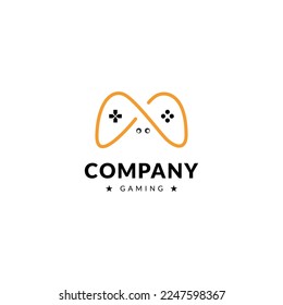 gamepad logo vector joystick game illustration videogame best company icon