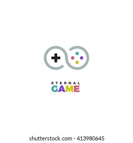 gamepad logo vector joystick game illustration videogame best company icon