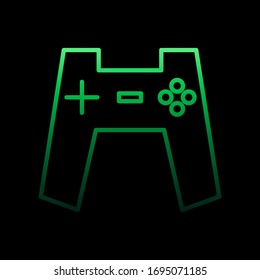 gamepad nolan icon. Simple thin line, outline vector of internet things icons for ui and ux, website or mobile application