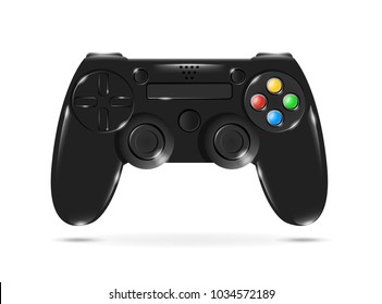 Gamepad on a white background with editable colour