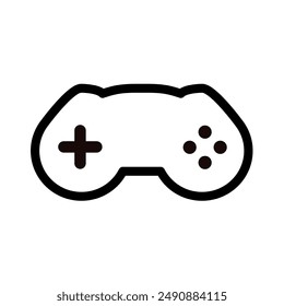 Gamepad, jugar, juego - Vector icon