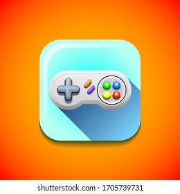 Gamepad Play Logo Vector Symbol Controller