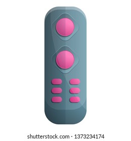 Gamepad remote control icon. Cartoon of gamepad remote control vector icon for web design isolated on white background