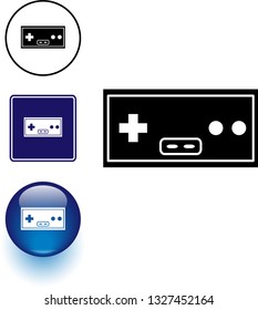 gamepad symbol sign and button