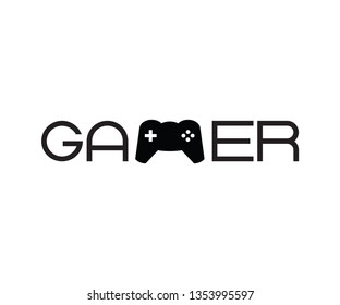Gamepad symobol game icon device play controller vector