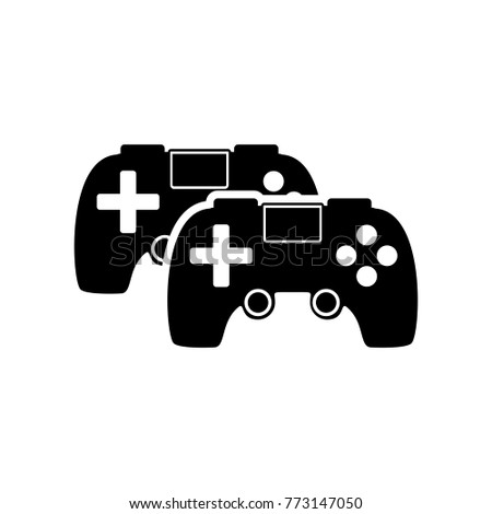 Gamepad . Two player icon , sign design