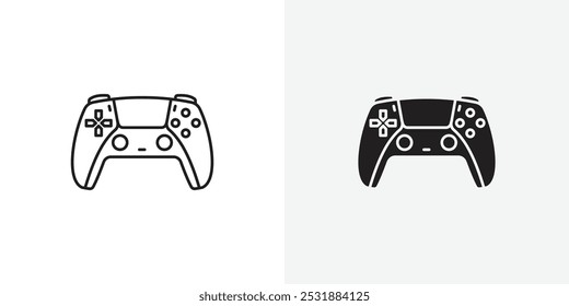 Conjunto de ícones de vetor do Gamepad. Ilustrador de vetor de ações. EPS 10