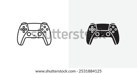 Gamepad vecor icon set. Stock vector illustrator. EPS 10