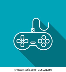 Gamepad vector icon