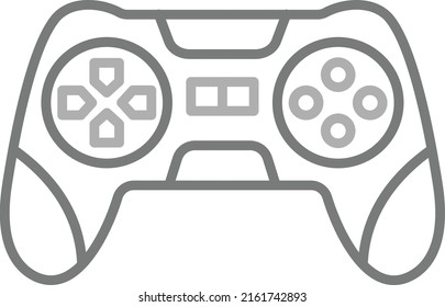 Gamepad vector icon. Can be used for printing, mobile and web applications.