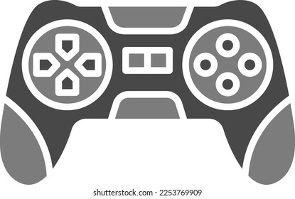 Gamepad vector icon. Can be used for printing, mobile and web applications.