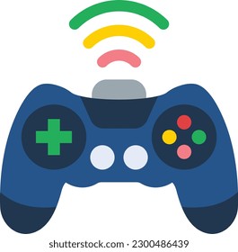 Gamepad-Vektorsymbol. Kann für Druck-, Mobil- und Web-Anwendungen verwendet werden.