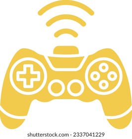 Gamepad vector icon. Can be used for printing, mobile and web applications.