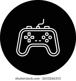 Gamepad vector icon. Can be used for printing, mobile and web applications.