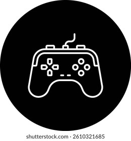 Gamepad vector icon. Can be used for printing, mobile and web applications.