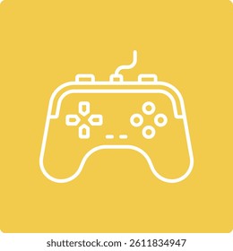 Gamepad vector icon. Can be used for printing, mobile and web applications.