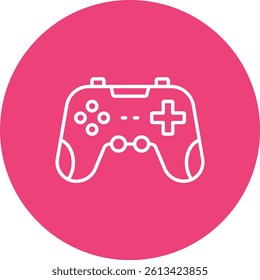 Gamepad vector icon. Can be used for printing, mobile and web applications.