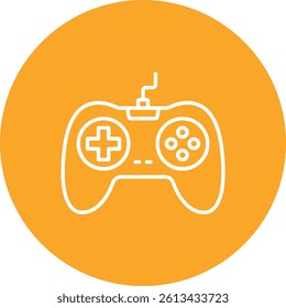 Gamepad vector icon. Can be used for printing, mobile and web applications.