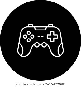 Gamepad vector icon. Can be used for printing, mobile and web applications.
