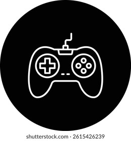 Gamepad vector icon. Can be used for printing, mobile and web applications.