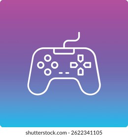 Icono de Vector de Gamepad. Se puede utilizar para aplicaciones de impresión, móviles y de Web.