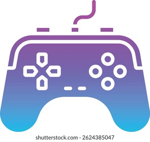 Gamepad vector icon. Can be used for printing, mobile and web applications.