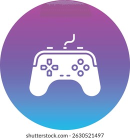 Icono de Vector de Gamepad. Se puede utilizar para aplicaciones de impresión, móviles y de Web.