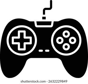 Icono de Vector de Gamepad. Se puede utilizar para aplicaciones de impresión, móviles y de Web.