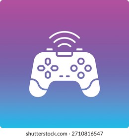 Icono de Vector de Gamepad. Se puede utilizar para aplicaciones de impresión, móviles y de Web.