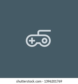 Gamepad vector icon. Gamepad concept stroke symbol design. Thin graphic elements vector illustration, outline pattern for your web site design, logo, UI. EPS 10.