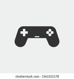  Gamepad vector icon illustration sign