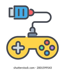 Gamepad vector Icon-  Modern style high quality vector illustration.