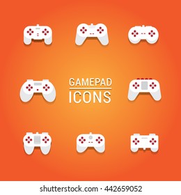 Gamepad Vector Icon Set