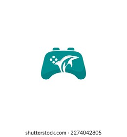 Gamepad con una ballena