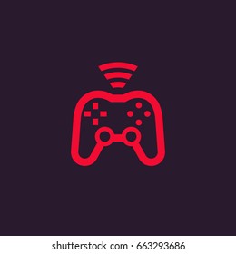 gamepad, wireless game controller icon