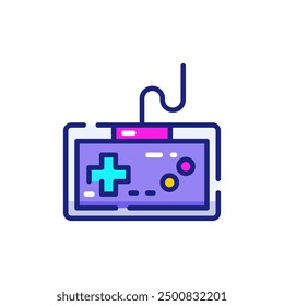 Gamepad Y2K Vector Icon Illustration