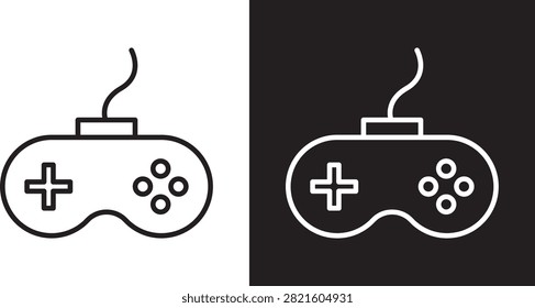 Gameplay icon flat sign EPS10..
