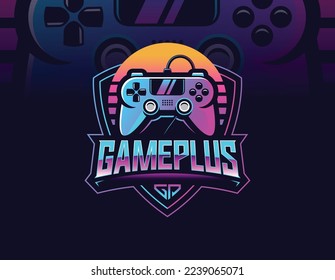 GamePlus Gaming Console Esport Logo Designs