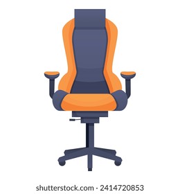 Gamer armchair icon cartoon vector. Player sport. Mouse control computer