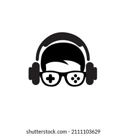 Gamer Avatar Logo, Cool fusion between console and Glasses logo plus headset. A great brand for companies related to gaming studios, software, esports, etc.